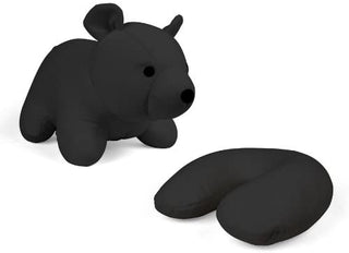 ZIP & FLIP BEAR HEAD REST BLACK