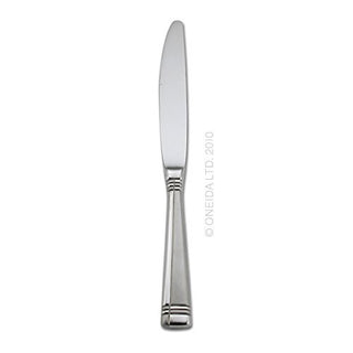 Oneida Amsterdam 45 Piece Everyday Flatware, Service for 8, 18/0 Stainless Steel, Silverware Set, Dishwasher Safe, Multi