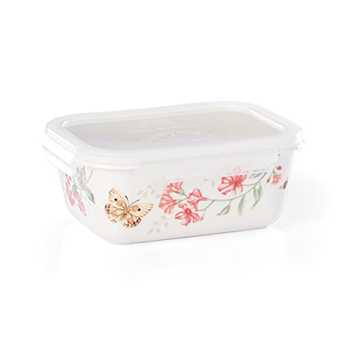 Lenox Butterfly Meadow Rectangle Food Storage Container, 1.75 LB, Multi