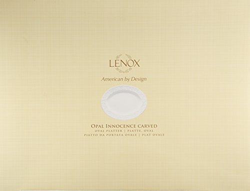 Lenox Opal Innocence Carved Large Oval Platter
