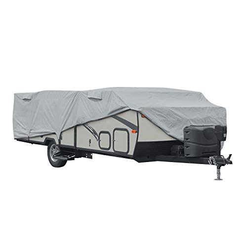 Classic Accessories Over Drive PermaPRO Folding Camping Trailer Cover, Fits up to 8&