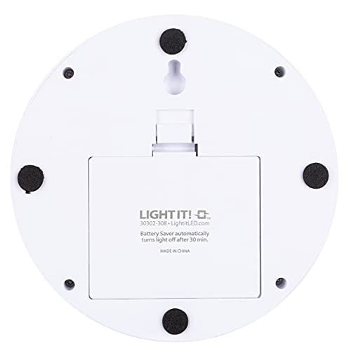 LIGHT IT! by Fulcrum 30302-308 Fulcrum Luna Tap Light, Led Lamp, 120 Vac, 20 Lumens, Single pack, White