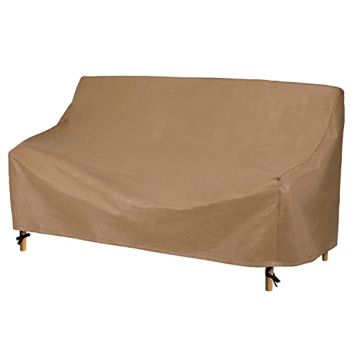 Duck Covers Essential Water-Resistant 87 Inch Sofa Cover, Patio Bench Cover