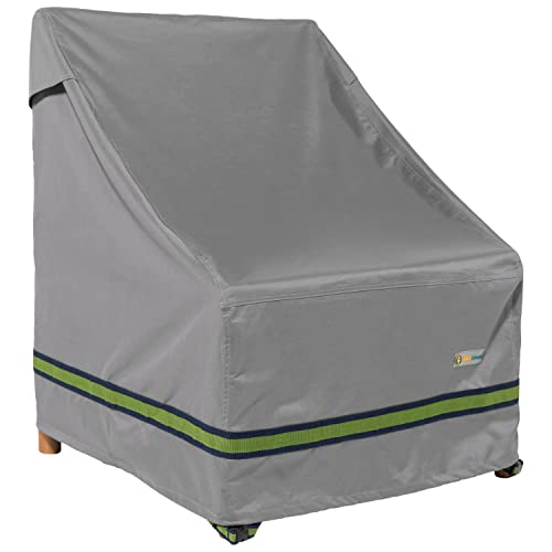 Duck Covers Soteria Waterproof 29 Inch Patio Chair Cover, Grey