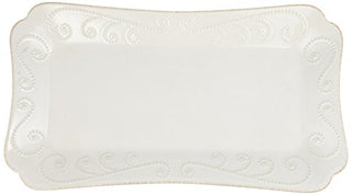 Lenox French Perle Hors D'Oeuvre Tray, 13.5-Inch, White