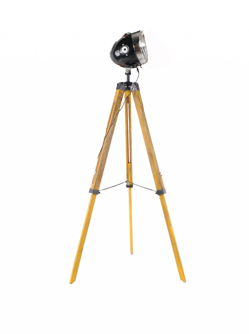 Home Outfitters 35" Distressed Tripod Floor Lamp With Cone