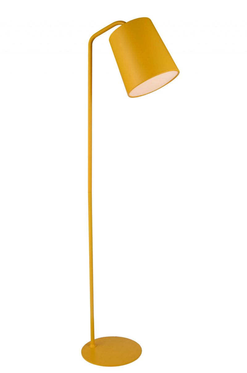 Home Outfitters 12 X 12 X 73 Yellow Carbon Floor Lamp