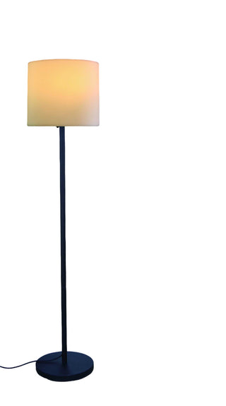 Home Outfitters 60" Traditional Shaped Floor Lamp With White Drum Shade