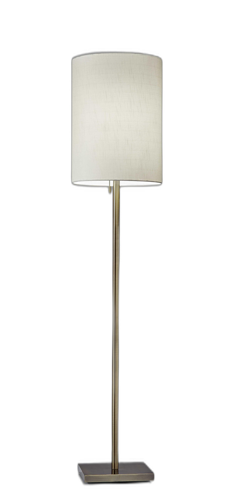 Home Outfitters Floor Lamp Classic Silhouette Brass Metal