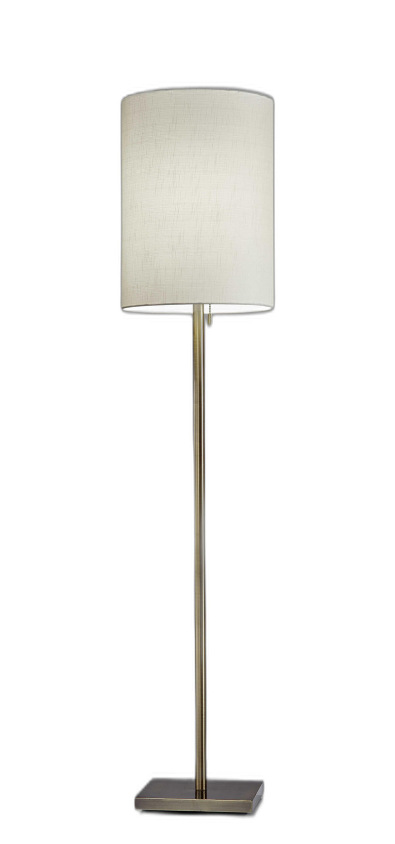 Home Outfitters Floor Lamp Classic Silhouette Brass Metal