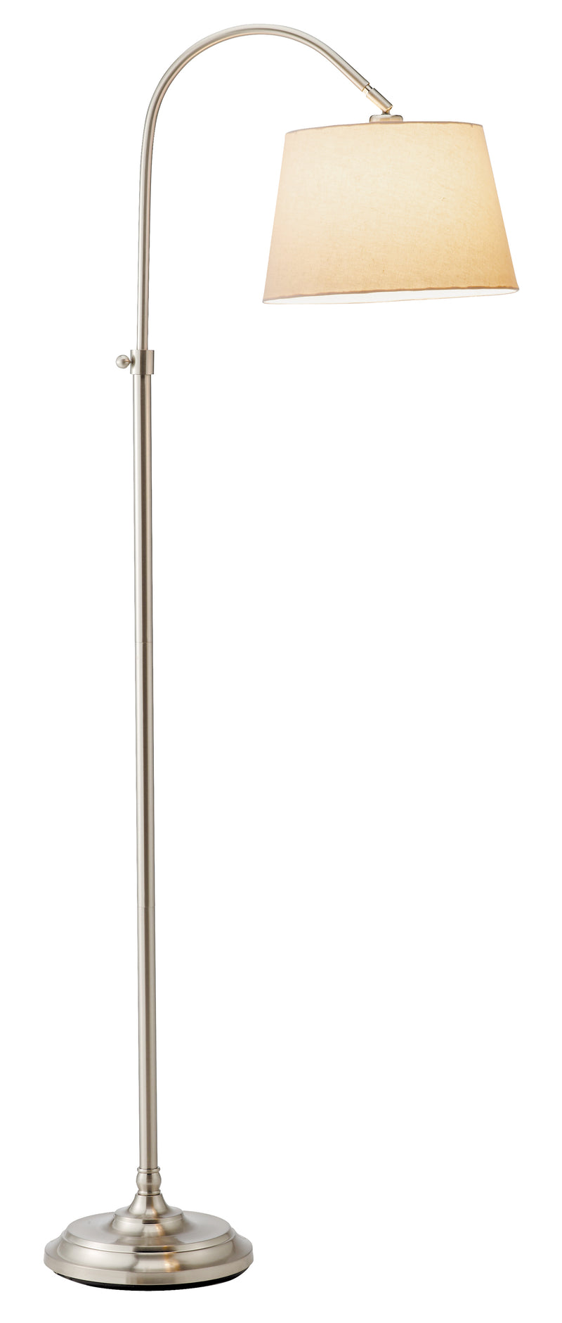 Home Outfitters 62" Task Floor Lamp With White Empire Shade