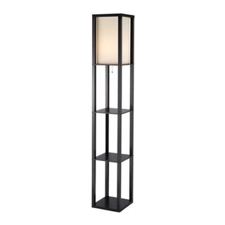 Home Outfitters 72" H Sleek Column Style Floor Lamp With Storage