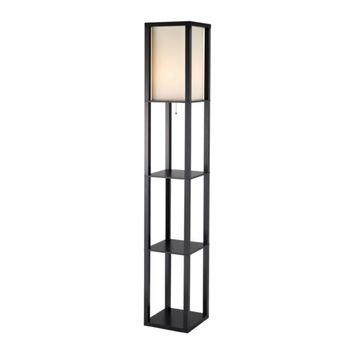 Home Outfitters 72" H Sleek Column Style Floor Lamp With Storage