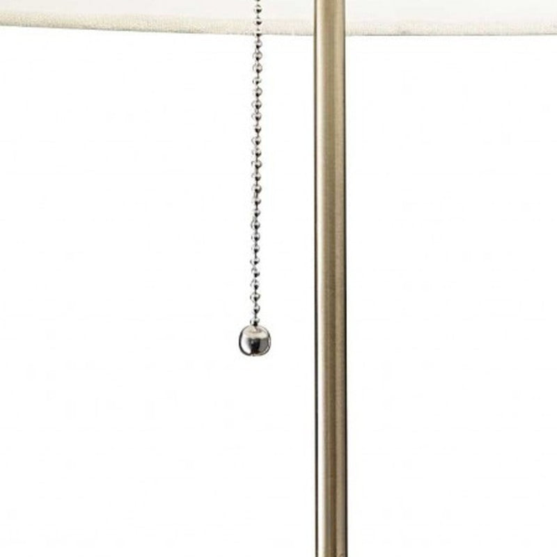 Home Outfitters 66" Traditional Shaped Floor Lamp With Brown Drum Shade