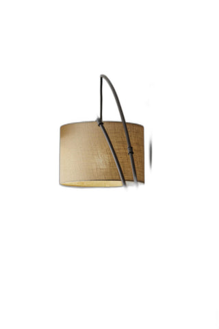 Home Outfitters 74" Black Three Light Tree Floor Lamp With Beige Solid Color Drum Shade