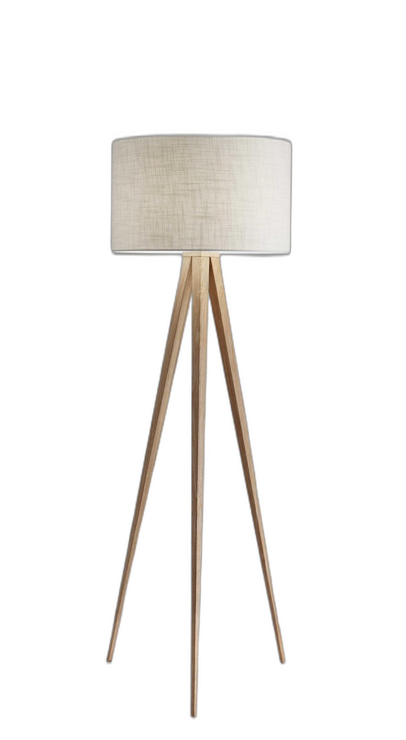 Home Outfitters 60" Tripod Floor Lamp With White Drum Shade