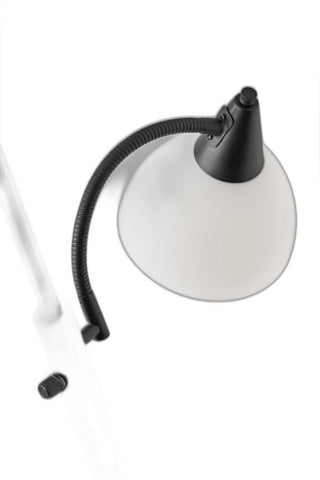 Home Outfitters Torchiere Plus Chairside Floor Lamp In Black Metal
