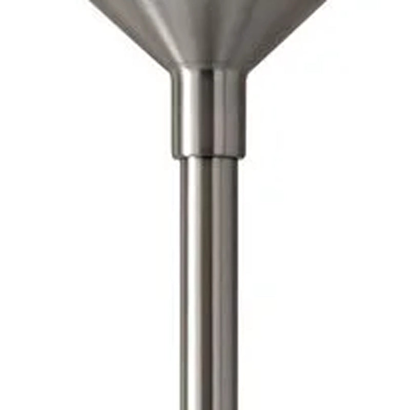 Home Outfitters 73" Torchiere Floor Lamp With White Cone Shade