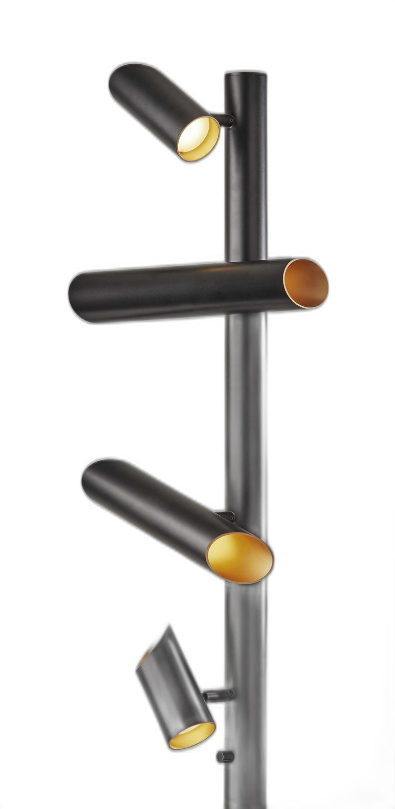 Home Outfitters This Way That Way Black Metal Led Floor Lamp