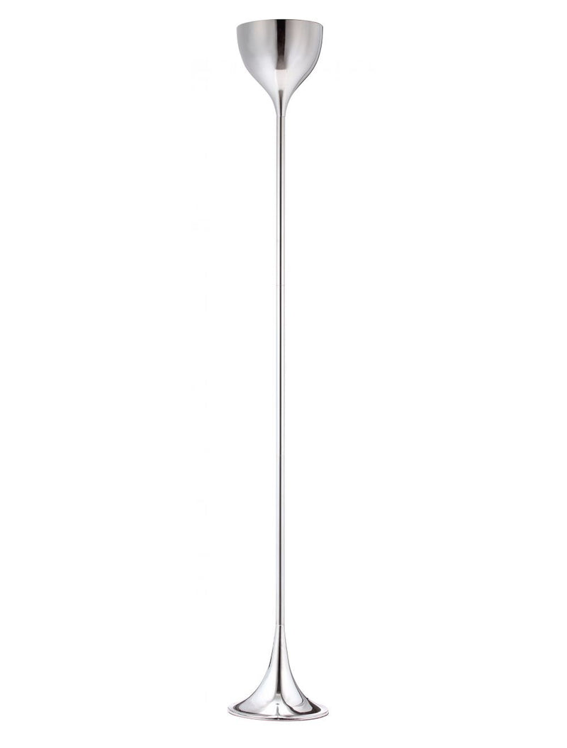 Home Outfitters Modern Chrome Teardrop Floor Lamp