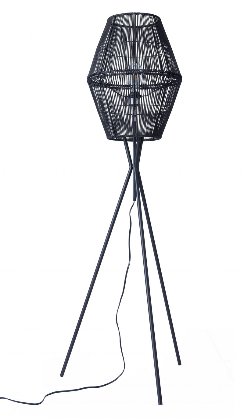 Home Outfitters Nest Floor Lamp Black