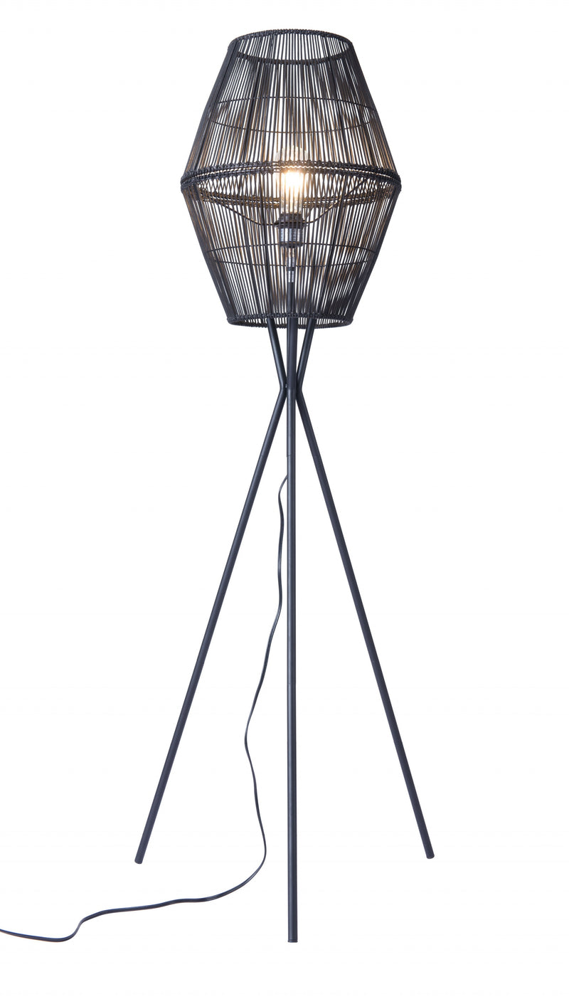 Home Outfitters Nest Floor Lamp Black