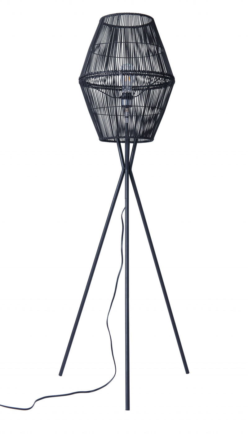 Home Outfitters Nest Floor Lamp Black