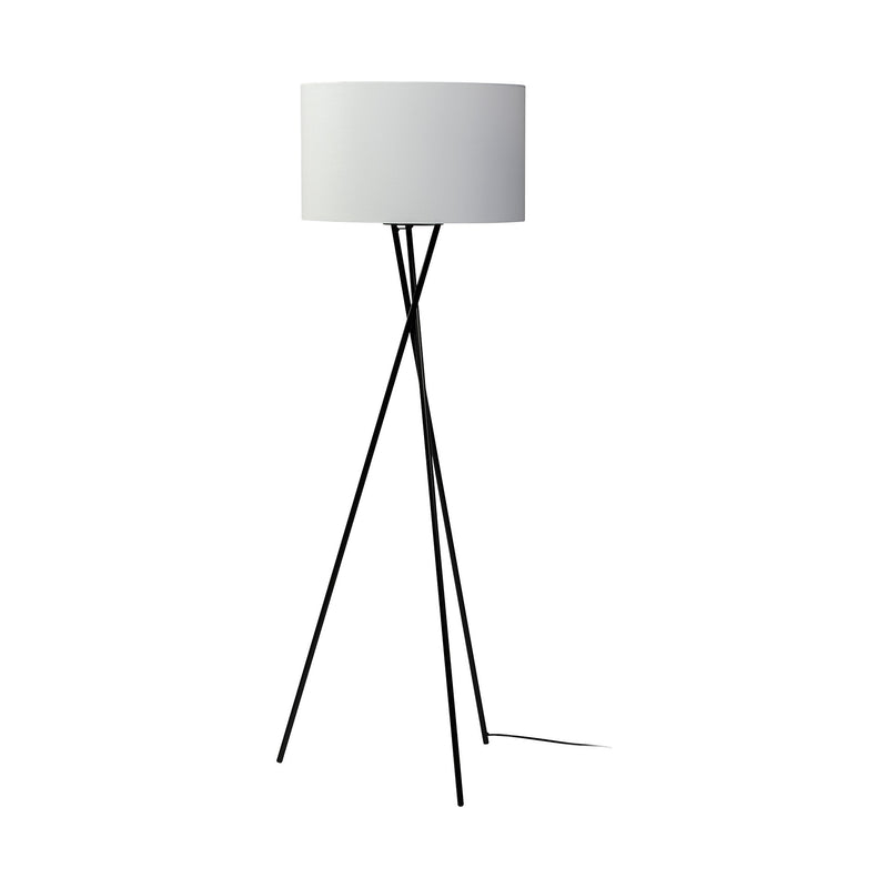 Home Outfitters Black Metal Tripod Floor Lamp