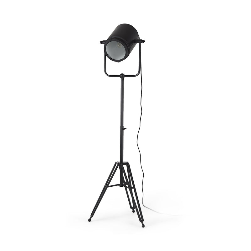 Home Outfitters 61" Black Movie Set Floor Lamp