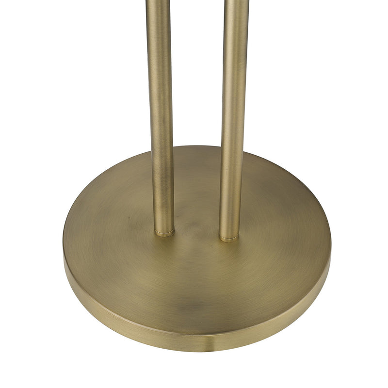 Home Outfitters 63" Brass Two Light Torchiere Floor Lamp