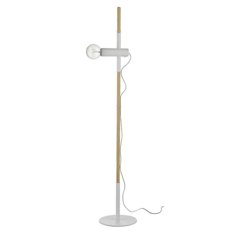 Home Outfitters 55" Natural Reading Floor Lamp