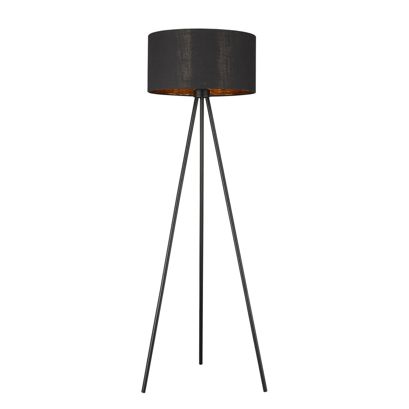 Home Outfitters 58" Matte Tripod Floor Lamp With Black Drum Shade