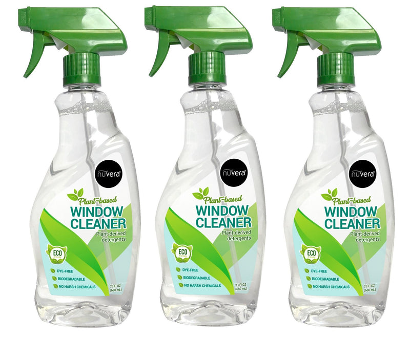 Nuvera Plant Based Window Cleaner, 3 Pack