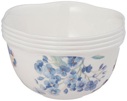 Lenox 833415 Butterfly Meadow Blue 4-Piece Dessert Bowl Set