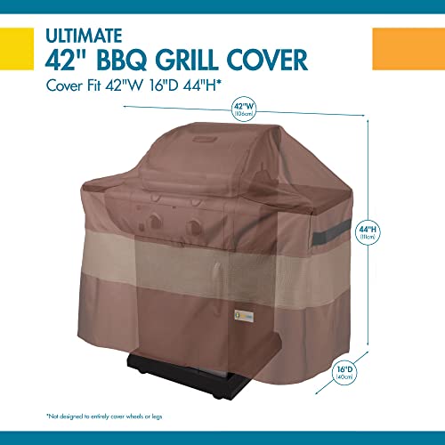 Duck Covers Ultimate Waterproof BBQ Grill Cover, 42 x 16 x 44 Inch