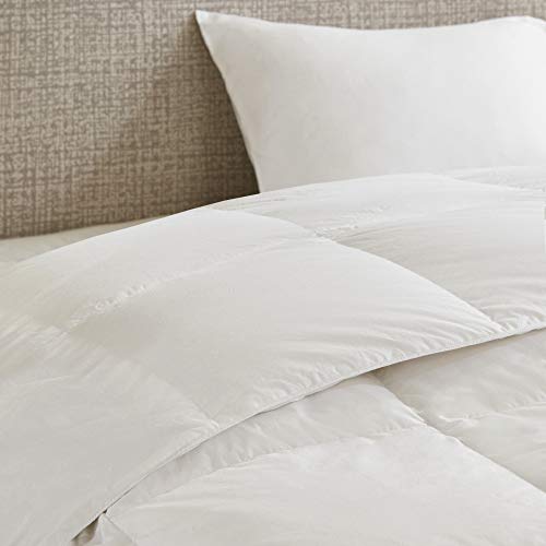 True North by Sleep Philosophy 100% Cotton Percale Cover Downproof, Feather Blend Duvet Insert Modern Luxe All Season Bed Set, Full/Queen, Medium Warm (TN10-0348)