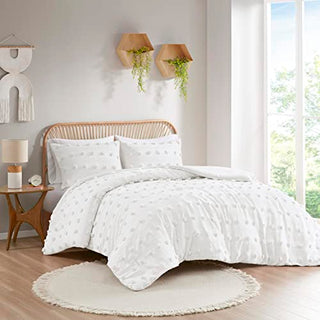 Intelligent Design Clip Jacquard Comforter Set
