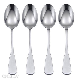 Oneida Colonial Boston Teaspoons, silverware set, Set of 4 5750004E