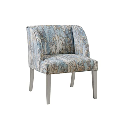 Madison Park Delilah Delilah Accent Chair with Gray and Blue Finish MP100-1156