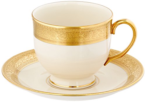 Lenox Westchester Gold-Banded 5-Piece Place Setting, Service for 1 , Ivory,gold