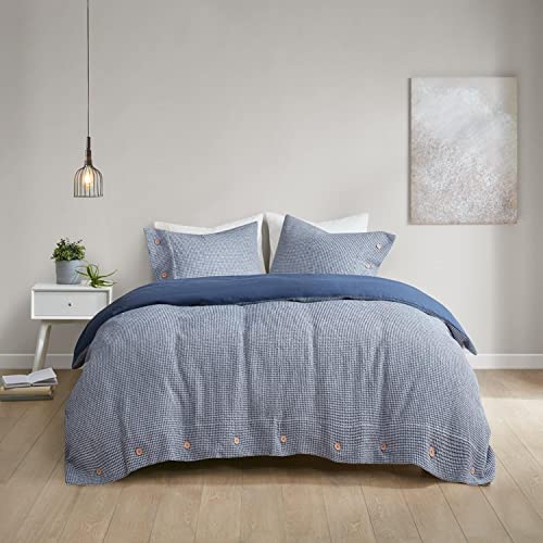 Clean Spaces Blue Bamboo Comforter Cover Set with Removable Insert CSP10-1473