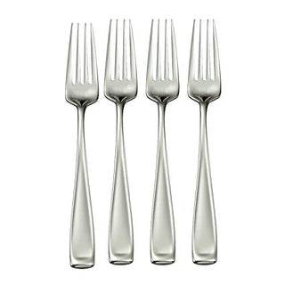 Oneida Moda Dinner Forks, Set of 4,Silver,Dinner Forks, Set of 4