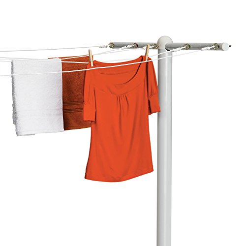 Honey-Can-Do DRY-01452 5-Line T-Post Outdoor Line