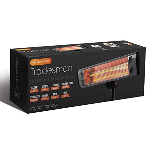 Heat Storm HS-1500-TT Infrared, 7 ft Cord, Tripod + Heater