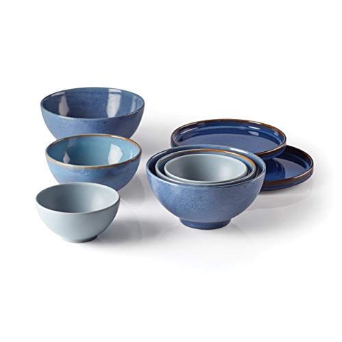 Lenox Luna Nesting Dinnerware Set, 11.40 LB, Blue