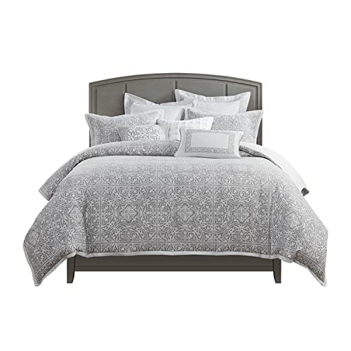 MADISON PARK SIGNATURE Jacquard 8 Piece Comforter Set in Grey Finish MPS10-486