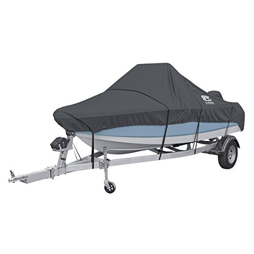 Classic Accessories StormPro Dark Grey Heavy-Duty Center Console Boat Cover, 22 - 24&