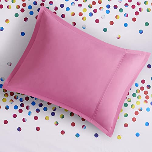 Intelligent Design Rainbow Metallic Dot Queen Comforter Set ID10-2181