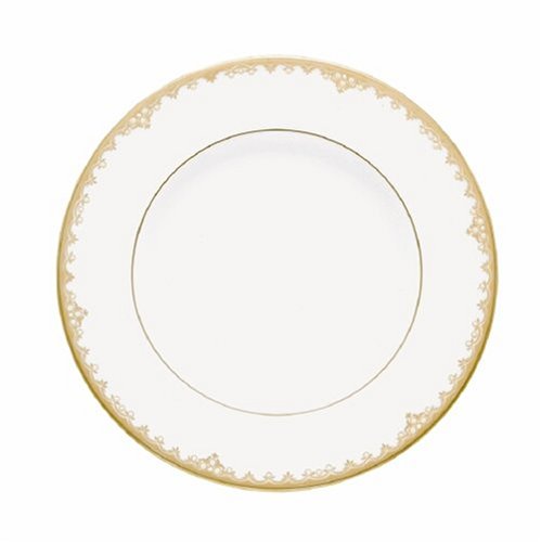Lenox Federal Gold Accent Plate, White