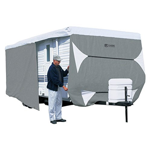Classic Accessories Over Drive PolyPRO3 Deluxe Travel Trailer/Toy Hauler Cover, Fits 22&